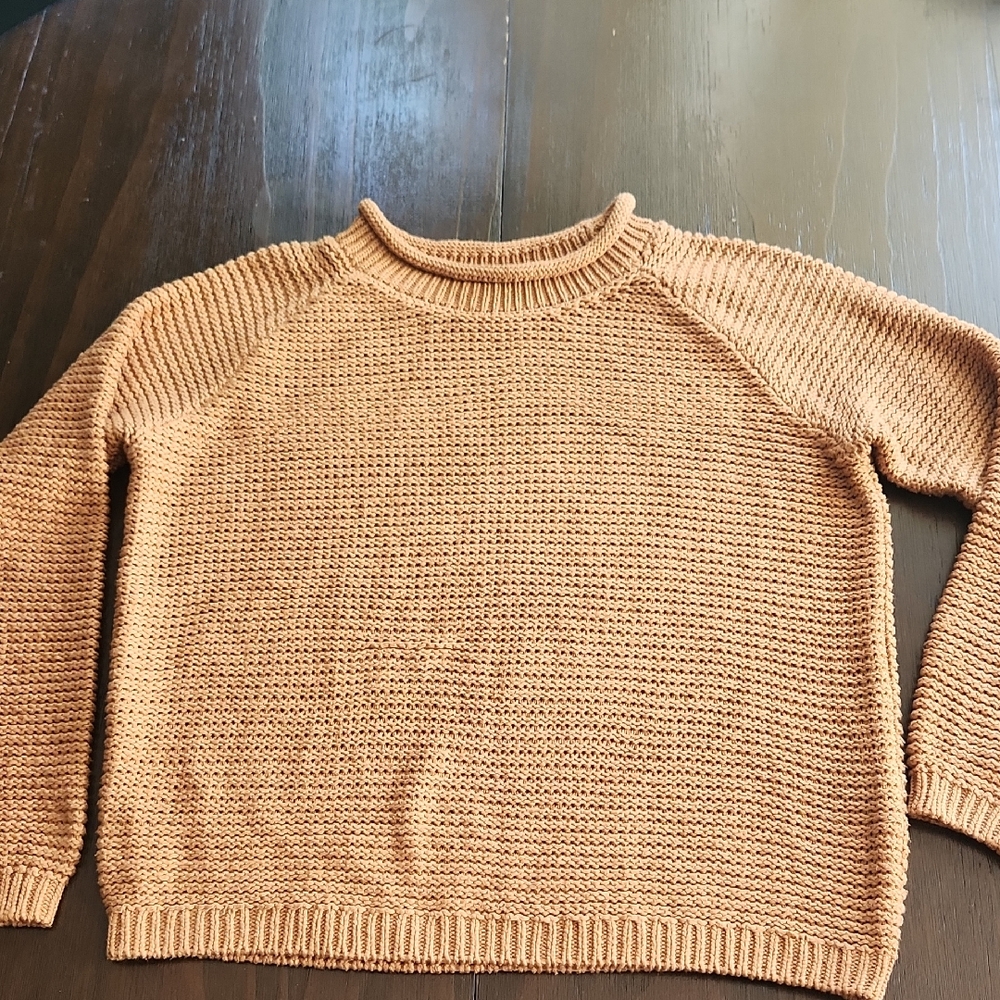 Icōne Warm Tan Crew Neck Sweater Sz XS